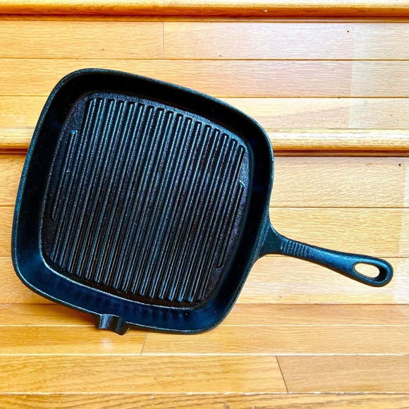 WAGNER 1891 Cast Iron Dutch Oven Bail Handle Pre Seasoned Saute Fry Baking Roast